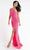 Primavera Couture - 3766 Asymmetrical One Sleeve Gown Special Occasion Dress