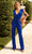Primavera Couture - 3775 Cap Sleeve Sequin Jumpsuit Special Occasion Dress