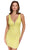 Primavera Couture 3806 - Sequined Backless Cocktail Dress Special Occasion Dress 00 / Yellow