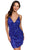 Primavera Couture 3813 - Deep V-Neck Backless Cocktail Dress Special Occasion Dress