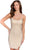 Primavera Couture 3814 - Bedazzled Scoop Neck Cocktail Dress Special Occasion Dress