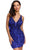 Primavera Couture 3822 - Embroidered Beaded Cocktail Dress Special Occasion Dress 00 / Royal Blue