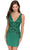 Primavera Couture 3826 - V-Back Beaded Cocktail Dress Special Occasion Dress 00 / Emerald