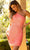 Primavera Couture 3830 - Asymmetric Sheath Cocktail Dress Special Occasion Dress 00 / Neon Coral