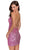 Primavera Couture 3833 - Lace-Up Back Cocktail Dress Special Occasion Dress