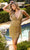 Primavera Couture 3843 - Beaded Sleeveless Cocktail Dress Special Occasion Dress 00 / Gold