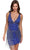 Primavera Couture 3843 - Beaded Sleeveless Cocktail Dress Special Occasion Dress 00 / Royal Blue