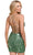 Primavera Couture 3848 - Sequin Scoop Neck Short Dress Special Occasion Dress