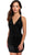 Primavera Couture 3859 - Sleeveless Crisscross Short Dress Special Occasion Dress