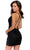 Primavera Couture 3859 - Sleeveless Crisscross Short Dress Special Occasion Dress