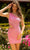 Primavera Couture 3863 - Sequin One Sleeve Cocktail Dress Special Occasion Dress