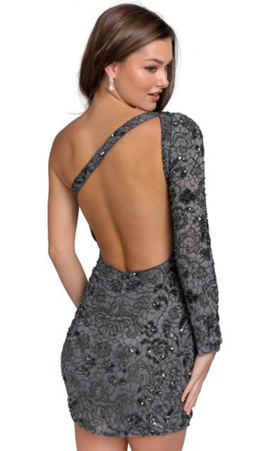 Primavera Couture 3865 - One Long Sleeve Cocktail Dress