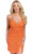 Primavera Couture 3891 - V-Neck Side Slit Cocktail Dress Special Occasion Dress
