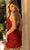 Primavera Couture 3891 - V-Neck Side Slit Cocktail Dress Special Occasion Dress