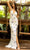 Primavera Couture 3901 - V-Neck Beaded Butterfly Prom Gown Special Occasion Dress