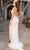 Primavera Couture 3904 - Embellished High Slit Prom Gown Special Occasion Dress