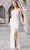 Primavera Couture 3907 - Beaded Crisscross Back Prom Gown Special Occasion Dress 000 / Ivory