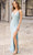 Primavera Couture 3907 - Beaded Crisscross Back Prom Gown Special Occasion Dress 000 / Powder Blue