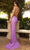 Primavera Couture 3910 - Butterfly Beaded Sheath Prom Gown Special Occasion Dress
