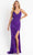 Primavera Couture 3913 - Floral Sequin Prom Dress Special Occasion Dress 000 / Purple