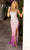 Primavera Couture 3916 - Scoop Neck Ombre Prom Gown Special Occasion Dress 000 / Pink