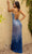 Primavera Couture 3916 - Scoop Neck Ombre Prom Gown Special Occasion Dress