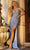 Primavera Couture 3922 - V-Neck Strappy Back Prom Gown Special Occasion Dress 000 / Bright Blue