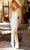 Primavera Couture 3923 - V-Neck Bejeweled Sheath Prom Dress Special Occasion Dress 000 / Powder Blue