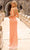 Primavera Couture 3923 - V-Neck Bejeweled Sheath Prom Dress Special Occasion Dress
