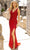 Primavera Couture 3924 - V Neck Embellished Evening Dress Evening Dresses