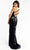 Primavera Couture 3928 - Floral Beaded Asymmetric Prom Gown Special Occasion Dress