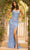 Primavera Couture 3931 - Embellished Scoop Neck Prom Gown Special Occasion Dress 000 / Bright Blue