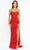 Primavera Couture 3931 - Embellished Scoop Neck Prom Gown Special Occasion Dress 000 / Red