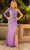 Primavera Couture 3934 - One-Sleeve Sequin Embellished Evening Gown Special Occasion Dress 000 / Lavender