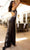 Primavera Couture 3937 - Plunging V-Neck Sequin Embellished Prom Dress Special Occasion Dress