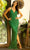 Primavera Couture 3938 - Beaded V-Neck Prom Gown Special Occasion Dress 000 / Emerald