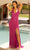 Primavera Couture 3940 - Sleeveless Fringed Sheath Prom Gown Special Occasion Dress