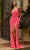 Primavera Couture 3943 - Spaghetti Strap Sequin Prom Gown Special Occasion Dress 000 / Neon Pink
