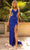 Primavera Couture 3955 - V-neck Sequined Prom Dress Special Occasion Dress 000 / Royal Blue