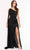 Primavera Couture 3956 - One Shoulder High Slit Gown Evening Dresses