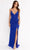 Primavera Couture 3958 - V-Neck Beaded Prom Dress Special Occasion Dress 000 / Royal Blue