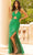 Primavera Couture 3968 - Body Cut Out Sequined Gown Evening Dresses 000 / Emerald