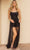 Primavera Couture 3972 - Scoop Neck Romer with Overskirt Special Occasion Dress 000 / Black