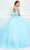 Princesa by Ariana Vara PR11925 - Cold Shoulder Tulle Ballgown Ball Gowns