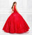 Princesa by Ariana Vara PR11930 - Cap Sleeve Floral Ballgown Special Occasion Dress