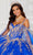 Princesa by Ariana Vara PR30087 - V-Neck Tiered Back Ballgown Ball Gowns