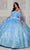 Princesa by Ariana Vara PR30115 - Feather Off Shoulder Ballgown Quinceanera Dresses