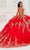 Princesa by Ariana Vara PR30119 - V-Neck Embellished Ballgown Ball Gowns