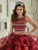 Quinceanera Collection - 26841 Three Piece Beaded Ruffled Ballgown Special Occasion Dress