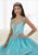 Quinceanera Collection - 26880 Beaded Sweetheart Tiered Ballgown Special Occasion Dress 0 / Deep Aqua